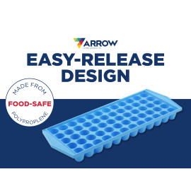 Arrow Plastic #55 60 Cube Plastic Ice Tray